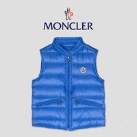 MONCLER 童装新款GUI系列白鹅绒正面口袋羽绒马甲背心防风外套