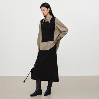 衣香丽影 衬衫半截裙套装 女两件套