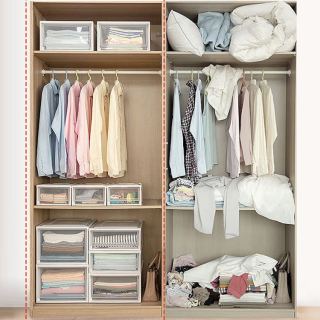 爱丽思 BC-450D 收纳箱 46L 白透明色