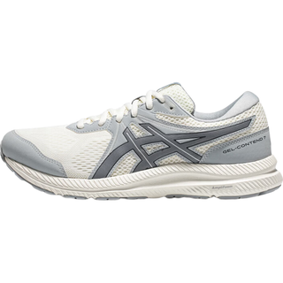 ASICS亚瑟士 GEL-CONTEND 7 缓震透气跑鞋 白色/灰色 36