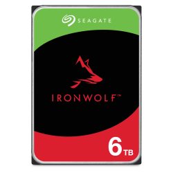 希捷 IronWolf 6TB 内置硬盘 NAS 硬盘,3.5 英寸,5400 转/分钟,256 MB 缓存,SATA 6 Gb/s,银色
