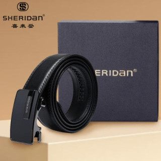 SHERIDAN 自动扣牛皮腰带礼盒装
