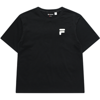 FILA FUSION 时尚 男女同款针织短袖t恤