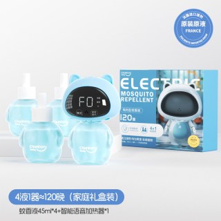 Chunbenbaby蚊香液无味无烟智能定时夜灯语音声控驱蚊电热蚊香液