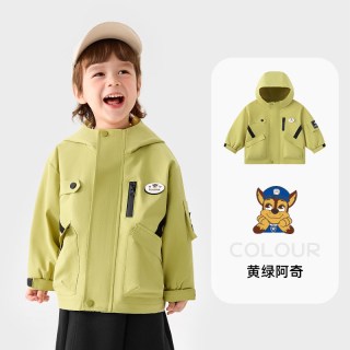 汪汪队立大功 汪汪队男童冲锋衣防软壳外套