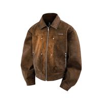 I.T FINGERCROXX秋季男士皮夹克潮牌设计感男上衣外套