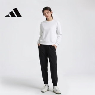 移动端、京东百亿补贴：adidas 耐磨 女士运动裤 HF7308 XL