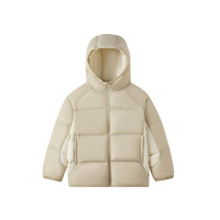 E-LAND KIDS eland kids衣恋童装男童羽绒服冬季学院风刺绣连帽外套