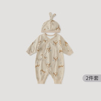  BALIPIG/巴厘小猪 纯棉 婴儿连体衣 巳巳如意 【送帽子】 59cm