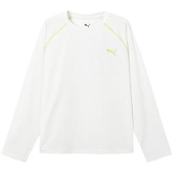 PUMA 透气吸湿速干 儿童长袖T恤