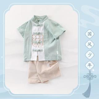  Camibear/可米熊 纯棉 儿童汉服套装