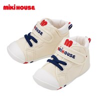 MIKI HOUSE MIKIHOUSE学步鞋日本制宝宝鞋子婴儿鞋子抗菌鞋新升级童鞋四季