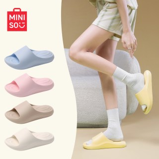 88VIP：名创优品 eva凉拖鞋 柠檬黄