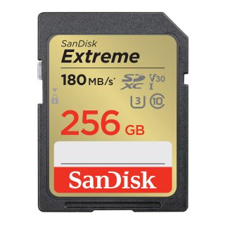 闪迪 Extreme SDXC UHS-I单反相机存储卡 高速连拍 256G