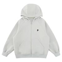 oddtails 卡通绣花 男童连帽外套