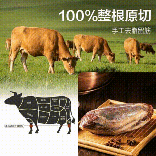 今日必买、牛腱里的天选之子、京东百亿补贴：京东超市 海外直采 澳洲原切牛金钱腱 腱子芯 1.5kg 含2~3整根牛腱芯