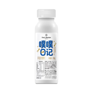 1号会员店 噗噗日记 活性益生菌酸奶 220g*6瓶 0蔗糖