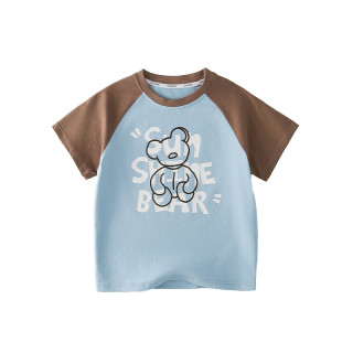 棉花堂 夏装新款儿童短袖T