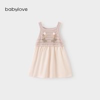 88VIP：Babylove 女宝宝连衣裙夏季吊带裙婴幼儿轻薄优雅针织裙洋气公主裙
