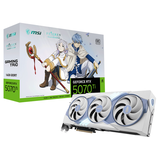 微星 RTX 5070 Ti 16G FRIEREN EDITION OC 葬送的芙莉莲联名
