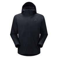  PELLIOT/伯希和 防水透湿 户外冲锋衣 【男款】漫暮黑|暴雨级防水 XXXL