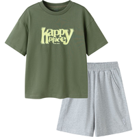 巴拉巴拉 速干 儿童短袖套装