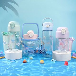 THERMOS 膳魔师 大容量 儿童水杯 奇妙世界系列1200ml 绿色 (春游季出行)