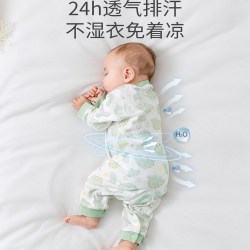 贝肽斯 纯棉 婴儿连体衣