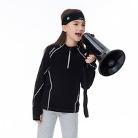 onmygame 儿童长袖T恤发热抗菌男女童上衣秋冬