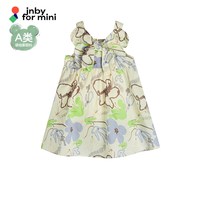 江南布衣 婴童连衣裙A类立体蝴蝶结周岁礼服夏女童婴儿jnbybyjnby