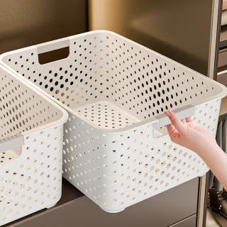 稻草熊 北欧白-杂物收纳筐 特大号 3个装