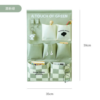 温诗欧 棉麻防水大容量收纳挂袋