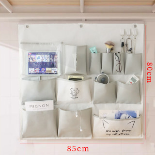 温诗欧 加厚门后收纳袋多口袋储物