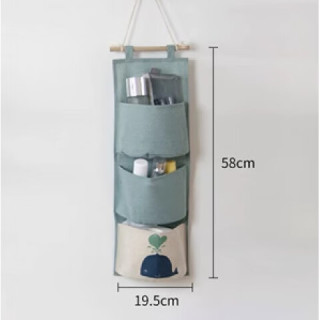 温诗欧 北欧棉麻三兜挂袋