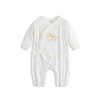 88VIP：麦拉贝拉 新生婴儿纯棉衣服夏季薄马年宝宝护肚连体衣