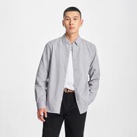 Lee/李 翻领小Logo织标 男士长袖衬衫