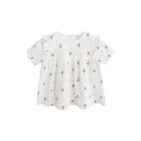 幼歌 婴幼儿碎花花苞袖宽松娃娃衫2026新款女童甜美清新上衣