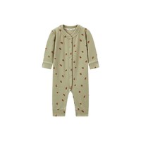 milkbarn 秋冬新品婴儿长袖连体服宝宝包脚衣服新生儿哈衣爬服