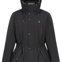 高梵 女士黑金鹅绒服 4.0科技羊毛收腰中长款