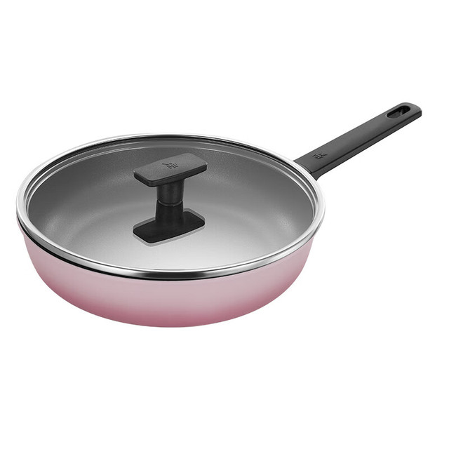 今日必买：WMF 福腾宝 煎锅平底锅不粘锅平底家用多功能加深煎炒锅福腾宝星耀26cm清甜粉 26cm煎锅-清甜粉