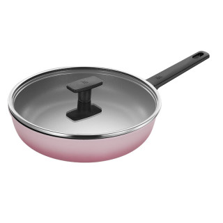 今日必买：WMF 福腾宝 煎锅平底锅不粘锅平底家用多功能加深煎炒锅福腾宝星耀26cm清甜粉 26cm煎锅-清甜粉