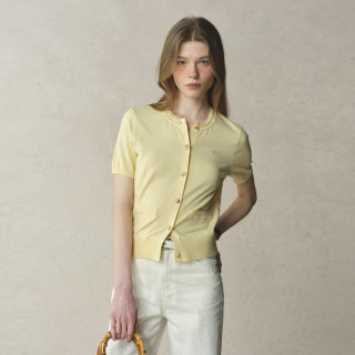 E·LAND 衣恋 女士针织衫 EECKF24E03