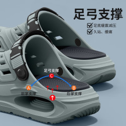 FOURDATRY 医护男拖防滑厚底2025新款