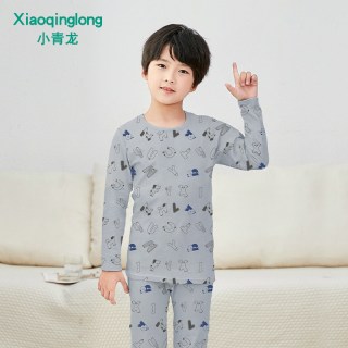 小青龙 幼儿童内衣套装纯棉男童女童秋衣秋裤宝宝春秋装中大童冬季