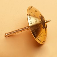 工匠时光 铜摆件 黄铜八卦伞