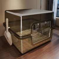 蔻丝 猫砂盆大号超大空间减少臭味缅因布偶大型猫肥猫封闭式猫厕所