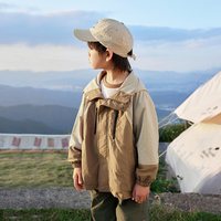 EBAER 防水 儿童冲锋衣 7015画眉棕