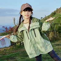 EBAER 防水 儿童冲锋衣 7015芦苇绿