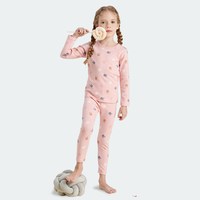 朵熙儿 [CPC出口认证 280g拉架磨毛]朵熙儿 儿童纯棉保暖内衣套装秋衣裤