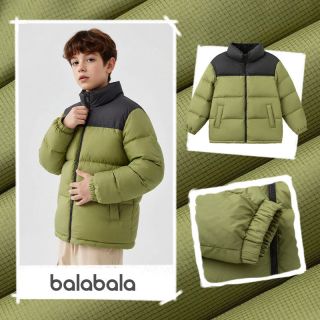 巴拉巴拉 儿童羽绒服男童女童加厚外套中大童宝宝冬装2026新款童装